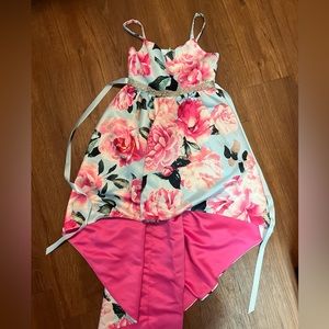 Beautiful girl formal dress